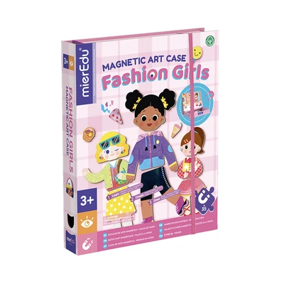 Gambar Mieredu Puzzle Magnetic Art Case Fashion Girls Set 47 Pcs - Mix