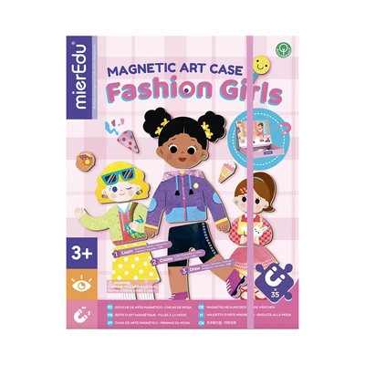 Gambar Mieredu Puzzle Magnetic Art Case Fashion Girls Set 47 Pcs - Mix