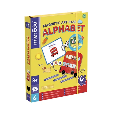 Gambar Mieredu Magnetic Art Case Alphabet Set 117 Pcs - Kuning