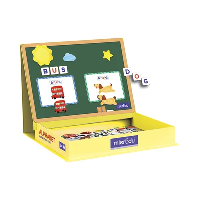 Gambar Mieredu Magnetic Art Case Alphabet Set 117 Pcs - Kuning