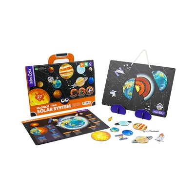 Gambar Mieredu Puzzle Magnetic Pad Solar System Set 27 Pcs - Hitam