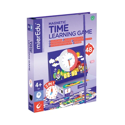 Gambar Mieredu Magnetic Art Case Learning Game Time Set 48 Pcs - Ungu