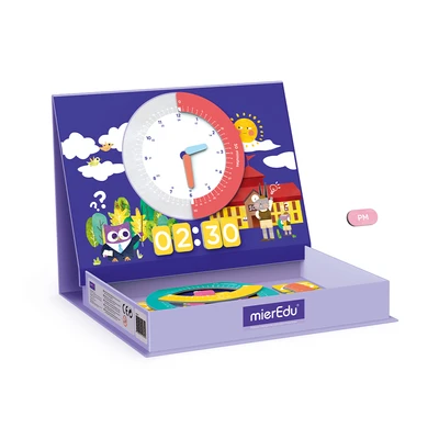 Gambar Mieredu Magnetic Art Case Learning Game Time Set 48 Pcs - Ungu