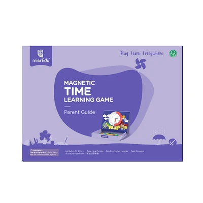 Gambar Mieredu Magnetic Art Case Learning Game Time Set 48 Pcs - Ungu