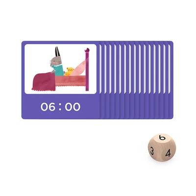 Gambar Mieredu Magnetic Art Case Learning Game Time Set 48 Pcs - Ungu