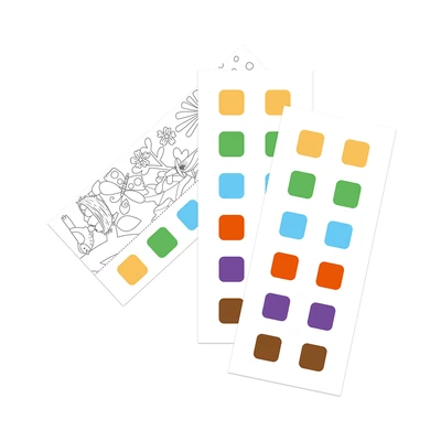 Gambar Mieredu Pocket Watercolour Painting Book Animal Friends - Mix