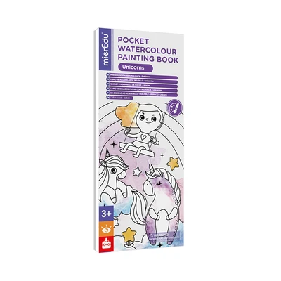 Gambar Mieredu Set Pocket Watercolour Painting Unicorns - Mix