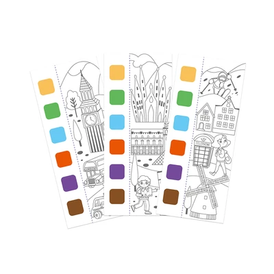 Gambar Mieredu Pocket Watercolour Painting Book Travel - Mix