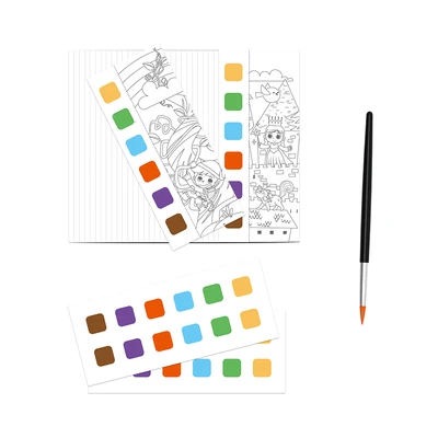 Gambar Mieredu Pocket Watercolour Painting Book Travel - Mix