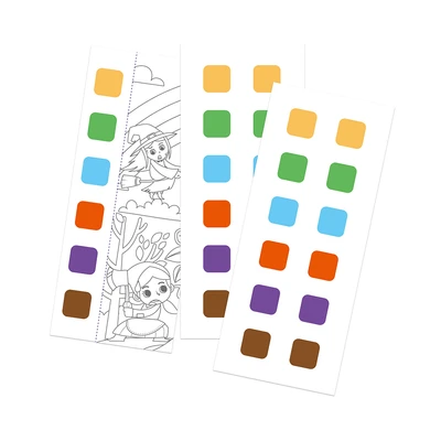 Gambar Mieredu Set Pocket Watercolour Painting Fairytale - Mix