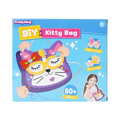 Gambar Pretty Missy Set Diy Kitty Felt Bag - Ungu