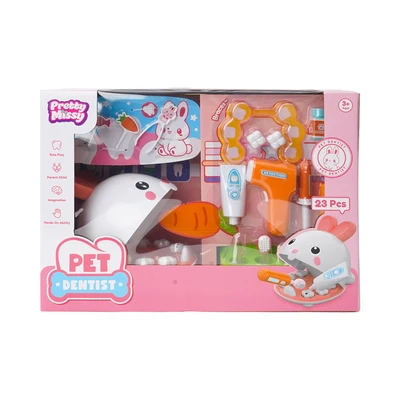 Gambar Pretty Missy Set Rabbit Dentist - Putih/oranye