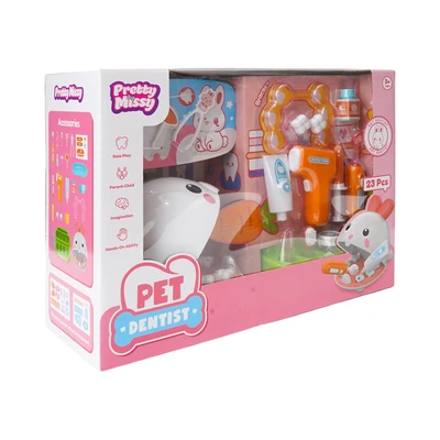 Gambar Pretty Missy Set Rabbit Dentist - Putih/oranye
