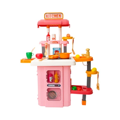 Gambar Pretty Missy Playset 3 In 1 Mobile Kitchen Luggage - Pink