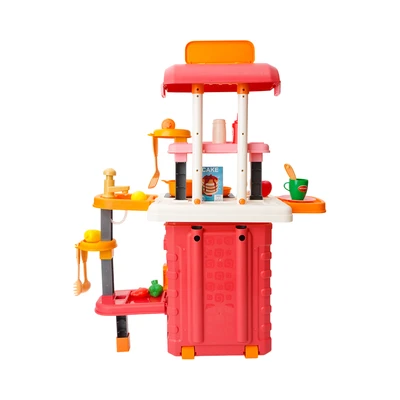 Gambar Pretty Missy Playset 3 In 1 Mobile Kitchen Luggage - Pink