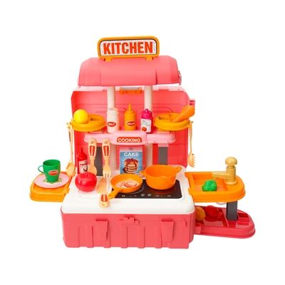 Gambar Pretty Missy Playset 3 In 1 Mobile Kitchen Luggage - Pink