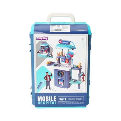 Gambar Pretty Missy Playset 3 In 1 Mobile Hospital Luggage - Biru