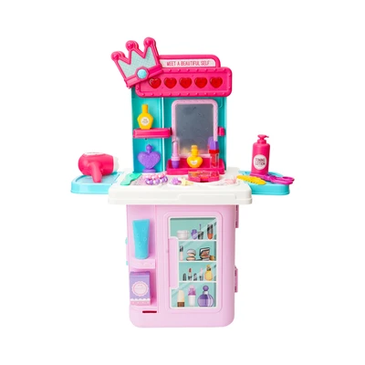 Gambar Pretty Missy Playset 4 In 1 Mobile Dresser Luggage - Pink