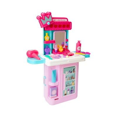 Gambar Pretty Missy Playset 4 In 1 Mobile Dresser Luggage - Pink