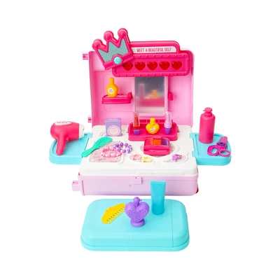 Gambar Pretty Missy Playset 4 In 1 Mobile Dresser Luggage - Pink