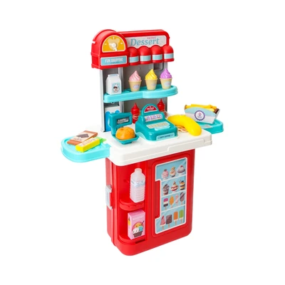 Gambar Pretty Missy Playset 4 In 1 Mobile Sweet Shop Luggage - Merah