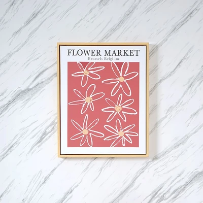 Gambar Informa Hiasan Dinding Kanvas Print Flower 40x50 cm V1 - Mix