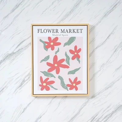 Gambar Informa Hiasan Dinding Kanvas Print Flower 40x50 cm V2 - Mix