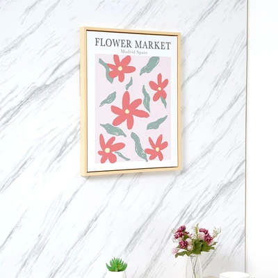 Gambar Informa Hiasan Dinding Kanvas Print Flower 40x50 cm V2 - Mix