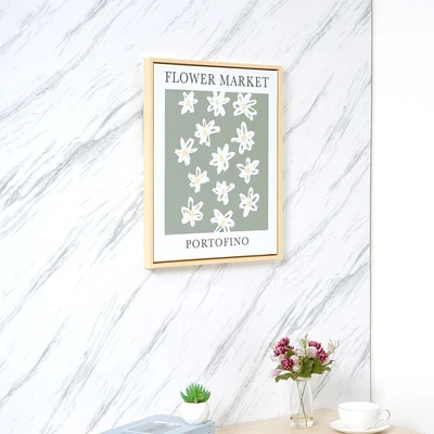 Gambar Informa Hiasan Dinding Kanvas Print Flower 40x50 cm V3 - Mix