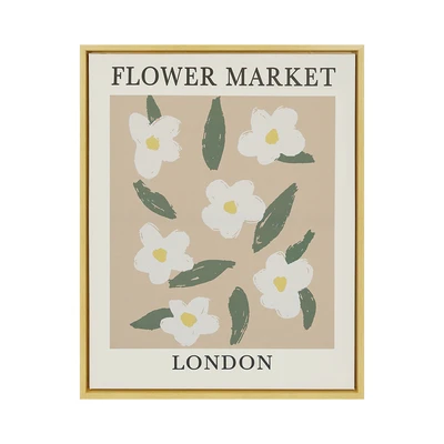 Gambar Informa Hiasan Dinding Kanvas Print Flower 40x50 cm V4 - Mix