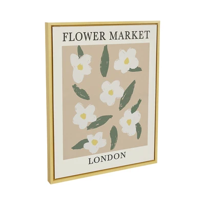 Gambar Informa Hiasan Dinding Kanvas Print Flower 40x50 cm V4 - Mix