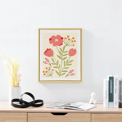 Gambar Informa Hiasan Dinding Kanvas Print Flower 40x50 cm V7 - Mix