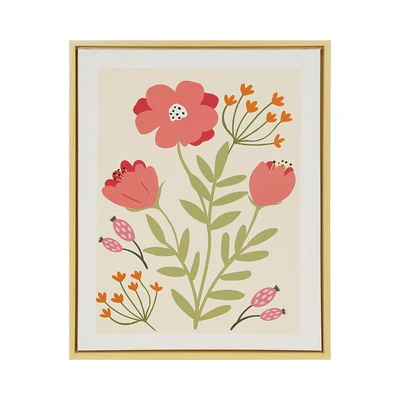 Gambar Informa Hiasan Dinding Kanvas Print Flower 40x50 cm V7 - Mix