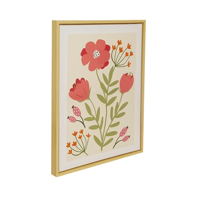 Gambar Informa Hiasan Dinding Kanvas Print Flower 40x50 cm V7 - Mix
