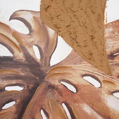 Gambar Informa Lukisan Kanvas Handmade Oil Paint 102.6x142.6 cm - Cokelat