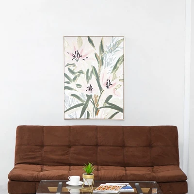 Gambar Informa Lukisan Kanvas Handmade & Print Flower 102.6x142.6 cm - Mix