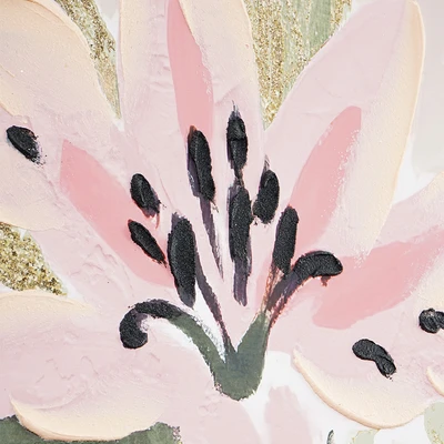 Gambar Informa Lukisan Kanvas Handmade & Print Flower 102.6x142.6 cm - Mix
