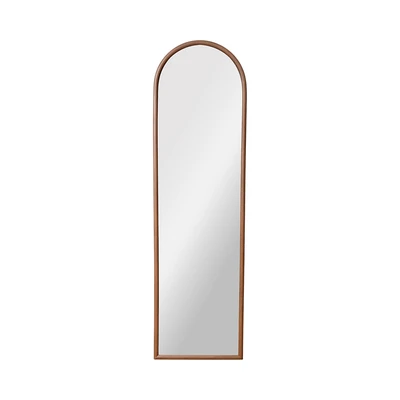 Gambar Informa Cermin Dinding Dekorasi Plastik Arch 40x3x150 cm - Cokelat Walnut