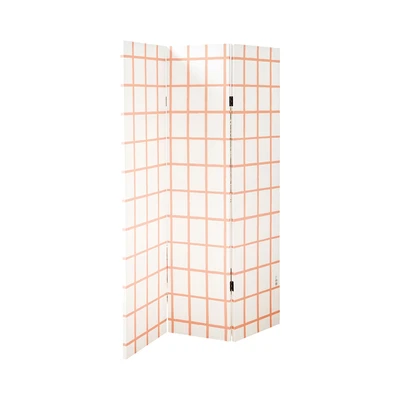 Gambar Informa Vibrant Partisi 3 Panel - Oranye/Putih