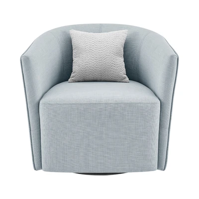 Gambar Informa Lucy Sofa Putar Fabric 1 Seater - Abu-Abu/Biru