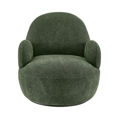 Gambar Informa Angel Sofa Putar Fabric 1 Seater - Hijau Olive