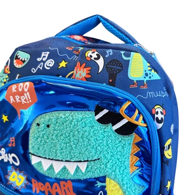 Gambar Kiddy Star Tas Ransel Cool Dino Large - Biru