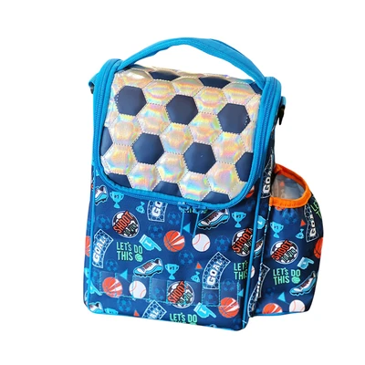 Gambar Kiddy Star Tas Kotak Makanan Anak Fabric Ball Large - Biru