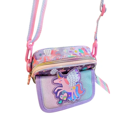 Gambar Kiddy Star Tas Selempang Anak Unicorn - Pink/ungu