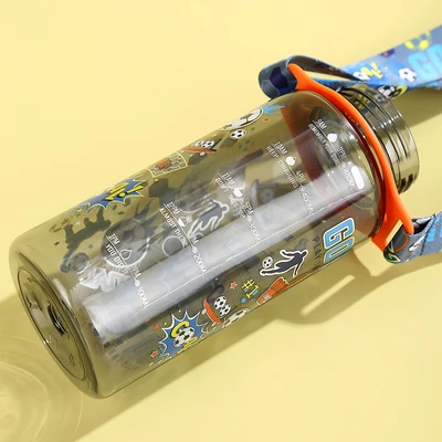 Gambar Kiddy Star Botol Minum Tumbler Anak Ball 580 Ml - Abu-abu