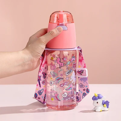 Gambar Kiddy Star Botol Minum Tumbler Anak Unicorn 580 Ml - Pink