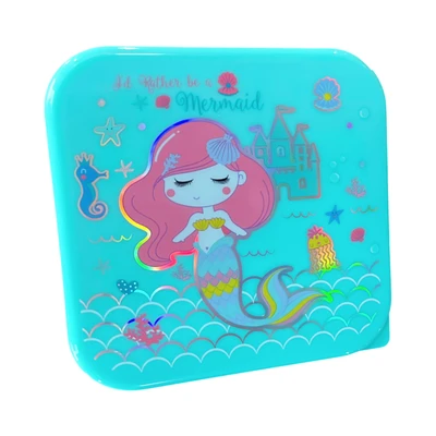 Gambar Kiddy Star Set 4 Pcs Kotak Makan Mermaid - Mix