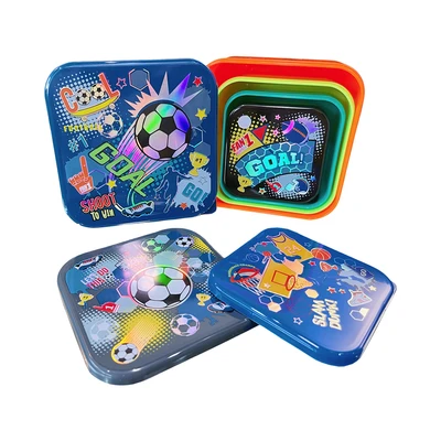 Gambar Kiddy Star Kotak Makanan Anak Plastik Ball Set 4 Pcs - Mix