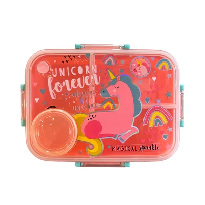 Gambar Kiddy Star 1.2 Ltr Kotak Makan 3 Sekat Random