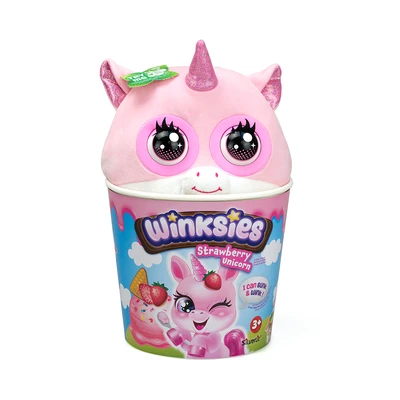 Gambar Silverlit Winksies Boneka Plush Strawberry Unicorn - Pink